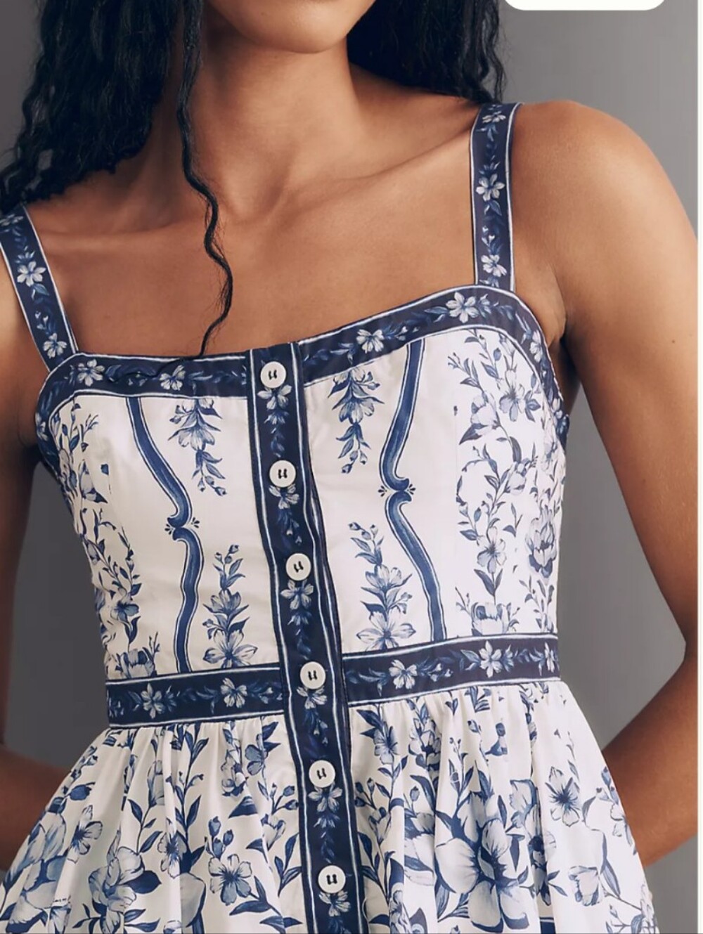 FARM Rio Porcelain Garden Mini Dress NWT Size M - Picture 8 of 10